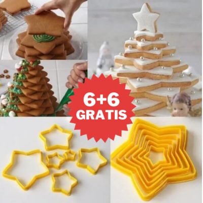 12x Tagliabiscotti a forma di stella | STARCUTS