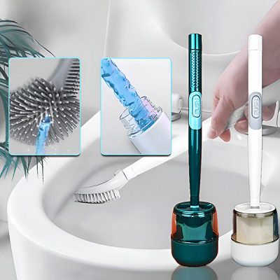 Scopino WC + Dispenser detergente - Silicone, 360° | FLUSHBRUSH