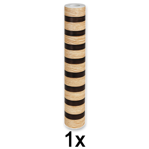 1x Elegante adesivo murale effetto legno | LINEWALL