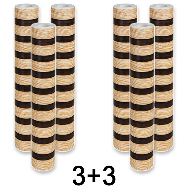 3x Pannello murale autoadesivo effetto legno | LINEWALL 1+1 GRATIS