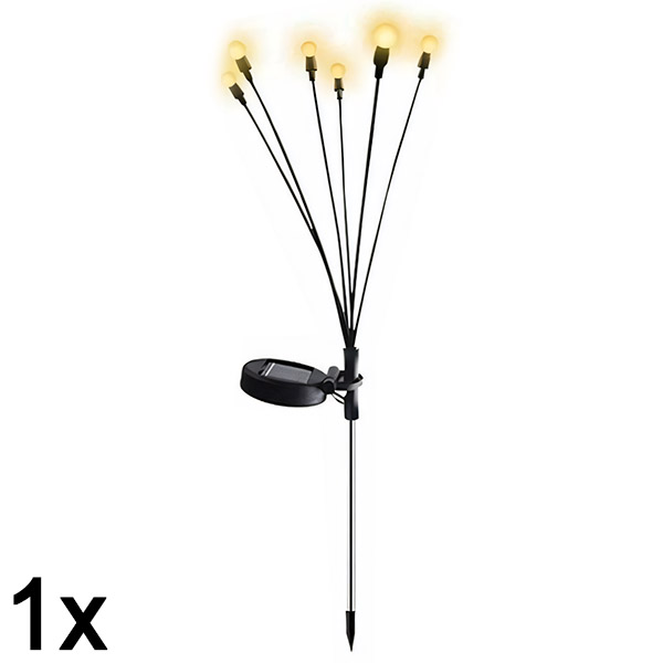 1x Lampada solare a due modalità (6 lampadine) | SOMPEX
