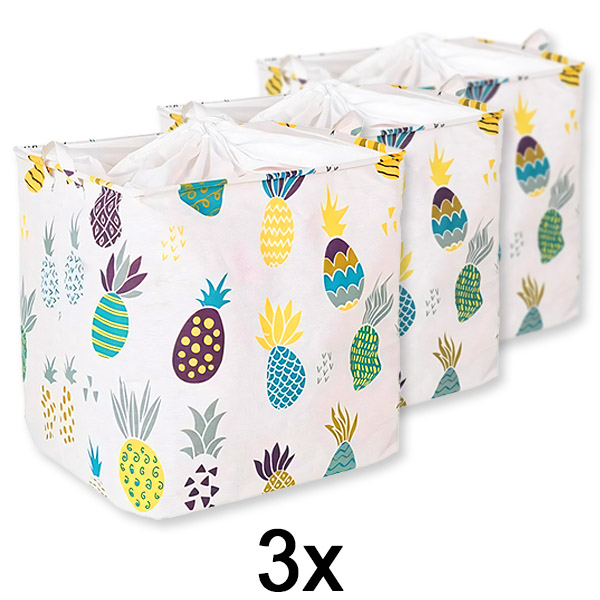 3x Scatola pieghevole di grandi dimensioni CLOTHBOX