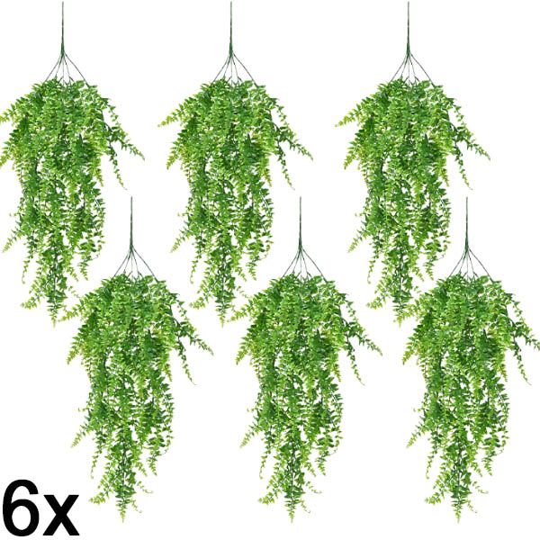 6x Felce artificiale sospesa (80 cm) | FERNY