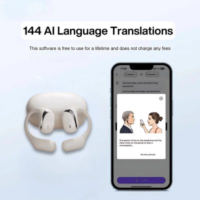 Auricolari traduttori con tecnologia AI | TRANZIO